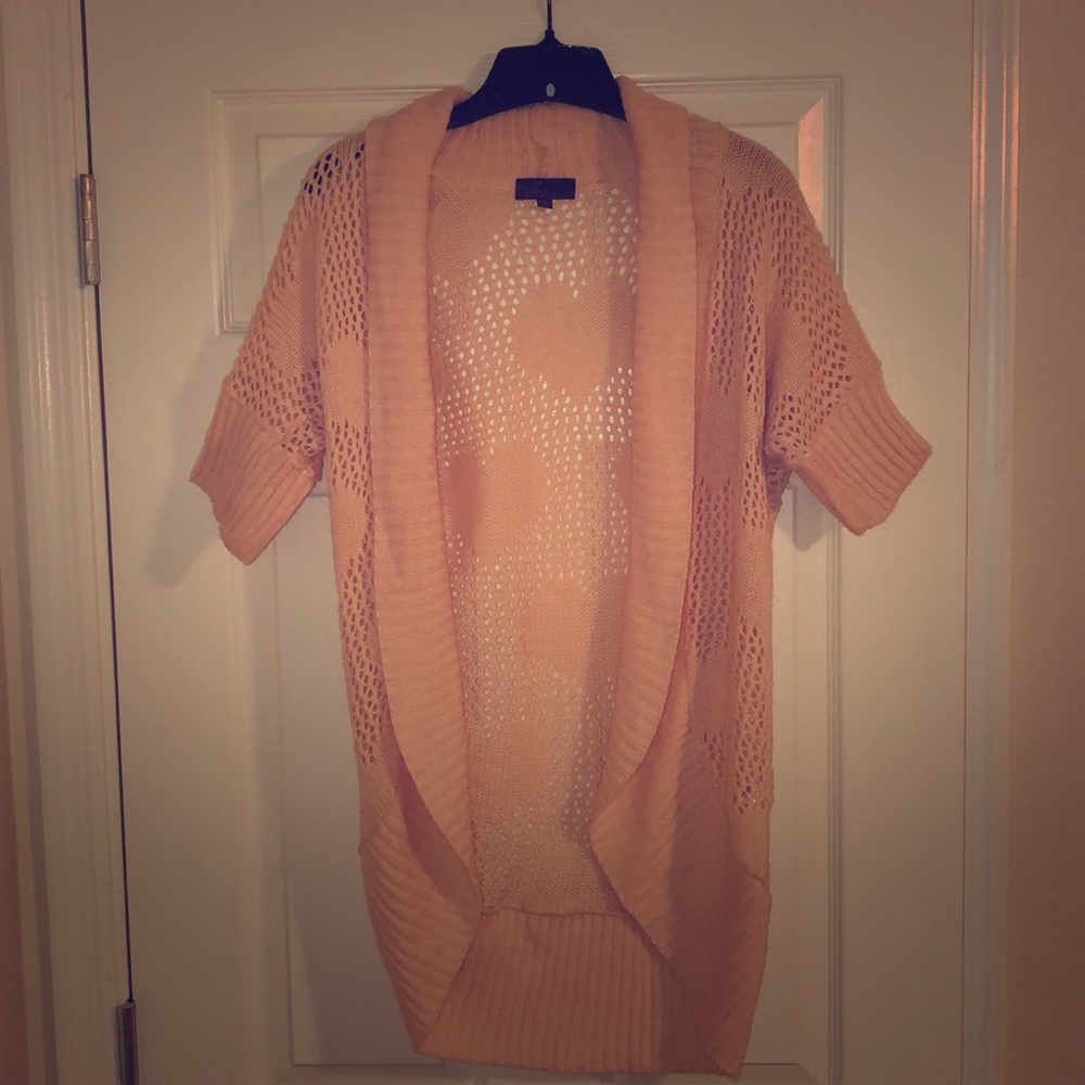 Light Pink w/ Hearts Cardigan